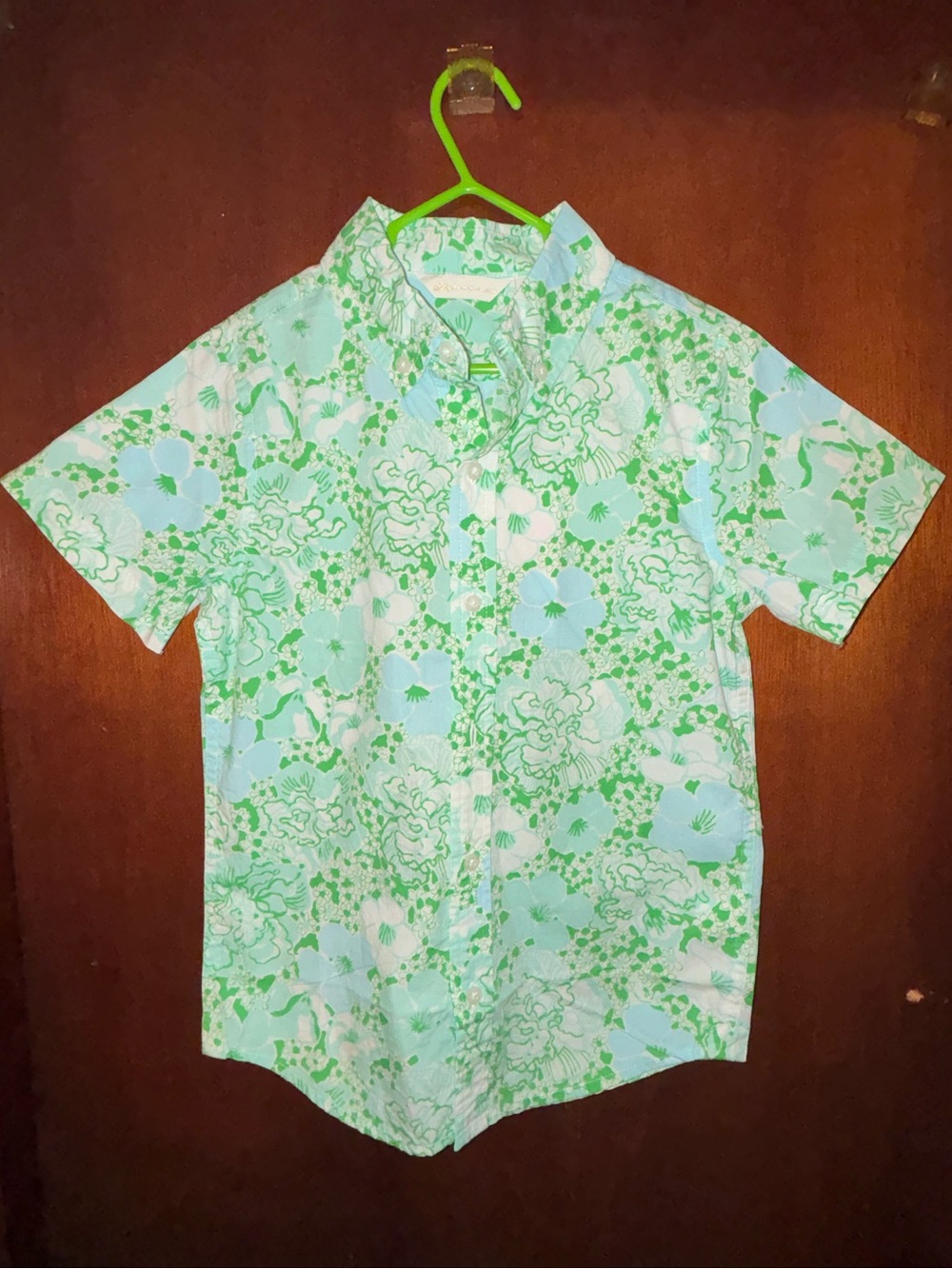 Lilly Pulitzer | Janie and Jack Boys Lavin Button Down Shirt - Picture 3 of 6